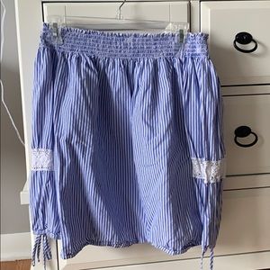 off the shoulder casual blouse